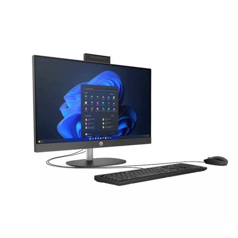 HP ProOne 245 G10 AiO, Ryzen 5 7520U, 8 GB RAM, Windows 11 Pro, SSD (generalüberholt)