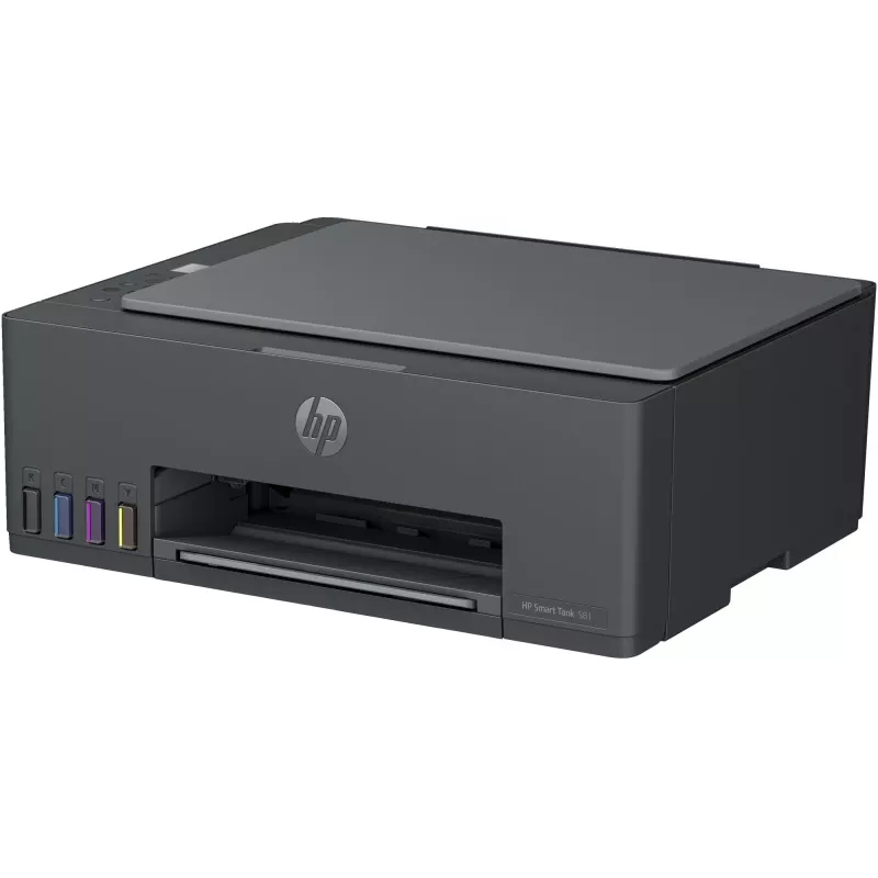 HP Smart Tank 581 All-in-One Farbtintenstrahldrucker – Drucken, Scannen, Kopieren, A4, 12 ppm, USB, Wi-Fi, Bluetooth