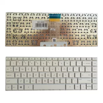 HP Stream 14-DS Ersatz-Tastatur, US Englisch, Weiß