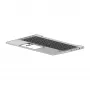 HP Top Cover mit hintergrundbeleuchteter Tastatur (Englisch International), Handballenauflage & Touchpad für ProBook 450 G6/G7 - Carbonite Black