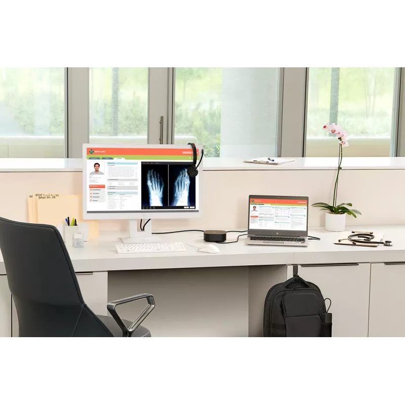 HP USB-C Dock G5 - 8-in-1 Docking Station mit Dual-4K-Display, 65W Power Delivery, Gigabit Ethernet und 4x USB-A-Anschlüssen