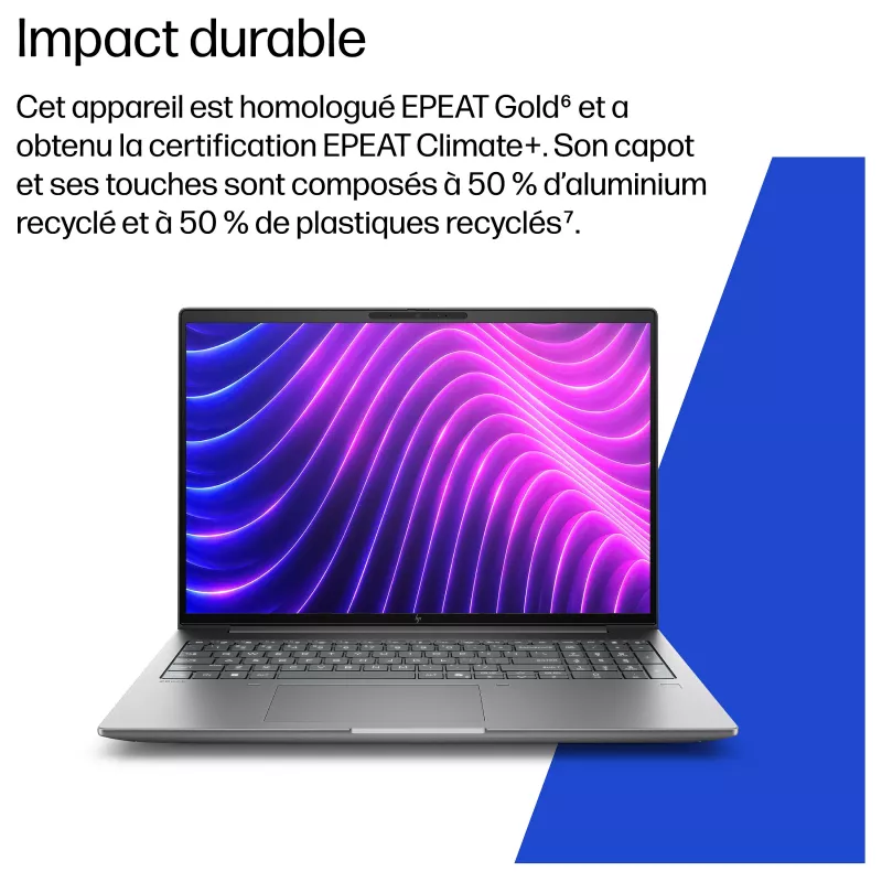 HP ZBook 8 G2i Mobile Workstation - Intel Core Ultra 9 388H - 64GB RAM - 1TB SSD - 16 inch WQXGA - Windows 11 Pro - Silber
