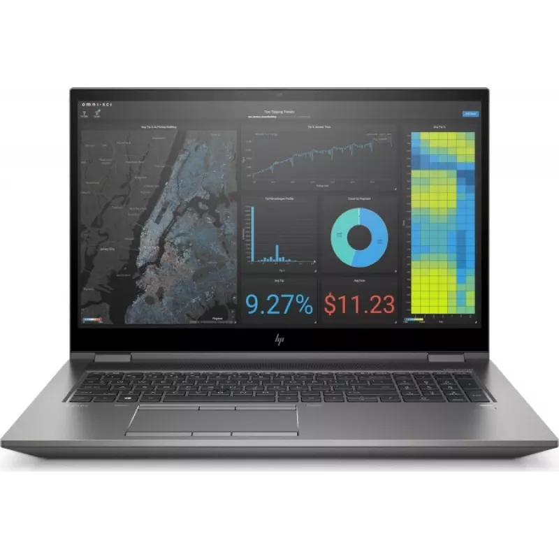 HP ZBook Fury 17 G7 Laptop, Core i7, 32GB RAM, SSD, 17,3 Zoll FHD (generalüberholt)