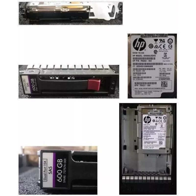 HPE 600GB 3,5 inch 15K SAS 12Gb/s Enterprise-Festplatte (737574-001)