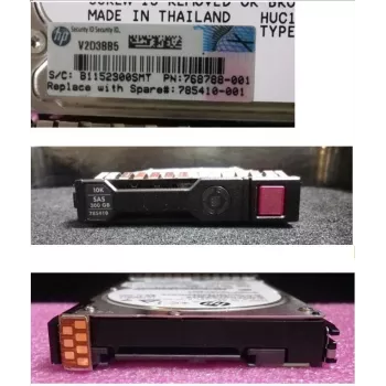HPE Enterprise 300GB SAS 12G 10K 2,5 inch SFF Hot-Swap HDD mit SmartDrive Carrier 785410-001