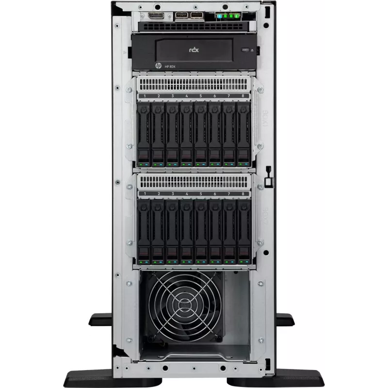 HPE ProLiant ML110 Gen11 Server - Intel Xeon Silver 4510 2,4 GHz 12-Core 1P 64 GB RAM 8SFF NS204i-u MR408i-o 2x1000W PS