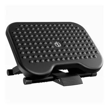 HUANUO Ergonomische Fußstütze HNFR3 - Höhen- und Neigungsverstellbar, Schwarz