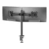 HUANUO Single Monitor Mount 13-30 inch HNCM7 - Articulating Arm, Desk Clamp/Grommet, VESA 75x100, Black