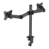 HUANUO Single Monitor Mount 13-30 inch HNCM7 - Articulating Arm, Desk Clamp/Grommet, VESA 75x100, Black