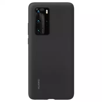 Huawei P40 Pro Silikonhülle Schwarz