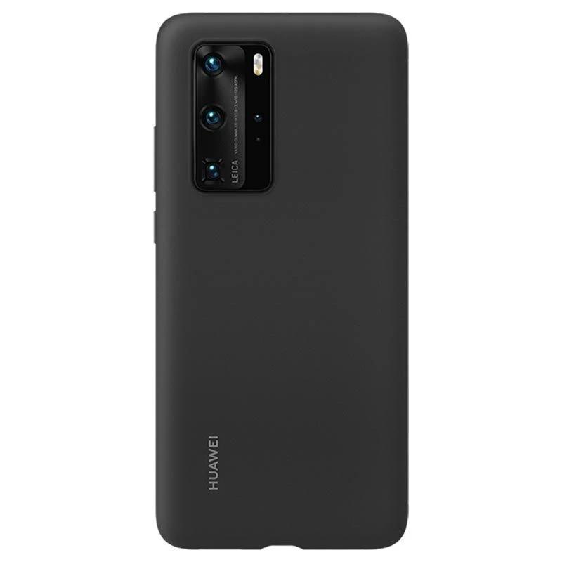 Huawei P40 Pro Silikonhülle Schwarz