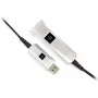 Huddly USB 3.0 Aktives Optisches Kabel, Typ-A Stecker auf Typ-A Buchse, 10 m, Schwarz 7090043790450
