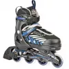 HUDORA Leon Kinder-Inline-Skates Größe 37-40 Schwarz/Blau