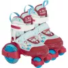 HUDORA My First Quad LED Rollschuhe Größe 30-33 Rot/Hellblau