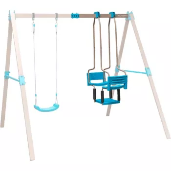 HUDORA Schaukel Vario Gondola Swing Module (Türkis/Beige)
