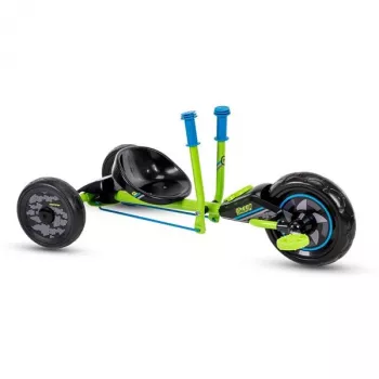 Huffy Green Machine Mini Drift Trike für Kinder (3-5 Jahre), Pedalbetrieben, Grün/Schwarz, 10-Zoll-Vorderrad