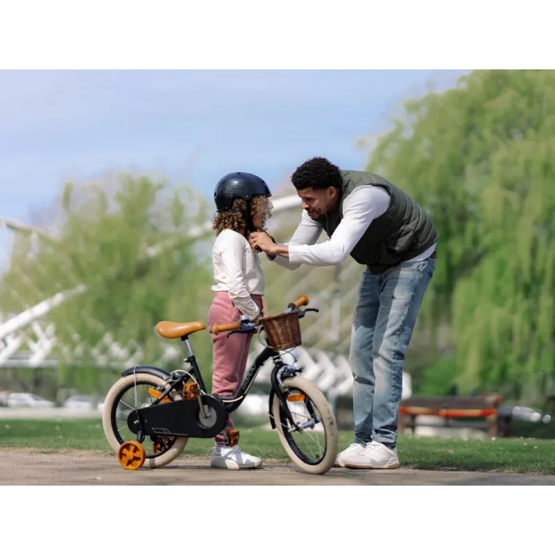 Huffy Vintage 16 Kinderfahrrad – Glänzend Schwarz (21255W)