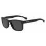 HUGO BOSS BLACK BOSS1568S807 Rechteck-Sonnenbrille, Schwarz/Grau, 55/18/145 mm
