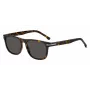 HUGO BOSS BLACK BOSS1626S086 Herren-Sonnenbrille - Schwarzer Rahmen, graue Gläser, 55/18/145 mm