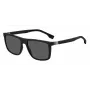 HUGO BOSS BLACK BOSS1699S807 Herren-Sonnenbrille, Schwarzer Rahmen, Graue Gläser, 56/18/150 mm