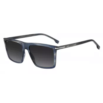 Hugo Boss Black Herren-Sonnenbrille BOSS1844S2W8 - Graue Gläser, Acetatrahmen