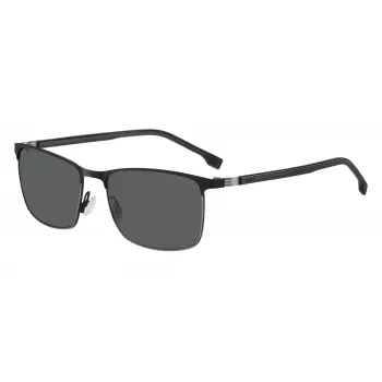 HUGO BOSS BLACK Sonnenbrille BOSS1635STI7 Herren Acetatrahmen Graue Gläser 57mm