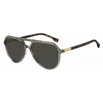 HUGO BOSS BLACK Sonnenbrille BOSS1831S1ED Herren 58/16/145 mm graue Gläser