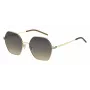 HUGO BOSS BLACK Damen-Sonnenbrille BOSS1589SJ5G Eckiger Acetatrahmen Grau Verlaufsglas 57mm