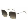 HUGO BOSS BLACK Damen-Sonnenbrille BOSS1708S01Q - Schwarzer Rahmen, graue Gläser, 58 mm