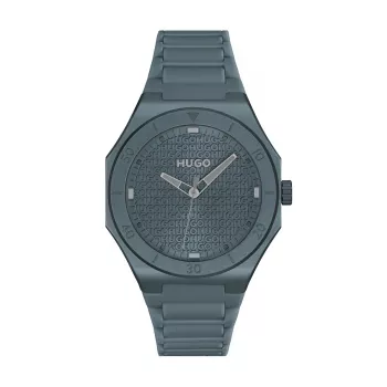 HUGO BOSS Herren Velocity Chronograph Uhr 42mm Edelstahl Blaues Zifferblatt 1530393