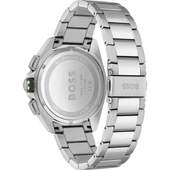 HUGO BOSS Herrenuhr 1513951 44mm Edelstahl Blaues Zifferblatt Chronograph