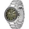HUGO BOSS Herrenuhr 1513951 44mm Edelstahl Blaues Zifferblatt Chronograph