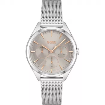 HUGO BOSS Purity Damenuhr 1502638 38mm Edelstahl Silber