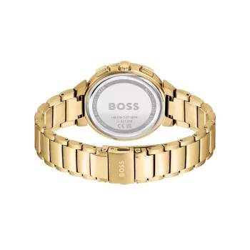 HUGO BOSS Purity Damenuhr 1502677 38mm Edelstahl-Mesh silbernes Zifferblatt