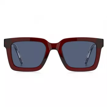 HUGO MAN HG1259SFSFKU Sonnenbrille - Schwarzer Rahmen, graue Gläser, 51/21/135 mm