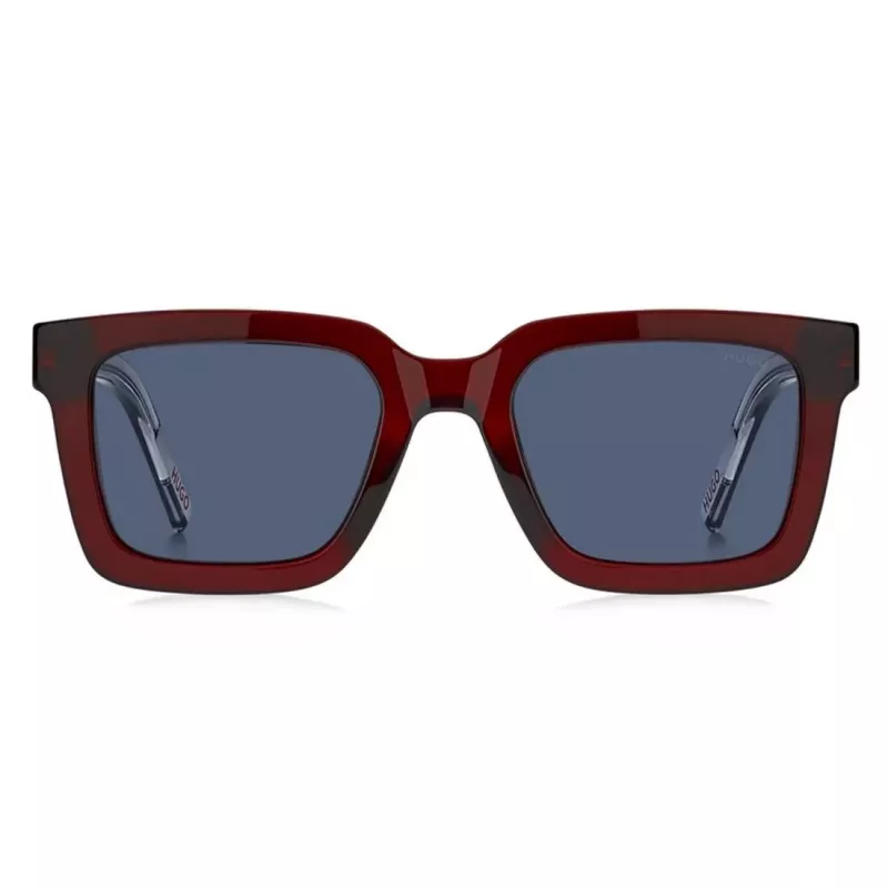 HUGO MAN HG1259SFSFKU Sonnenbrille - Schwarzer Rahmen, graue Gläser, 51/21/135 mm