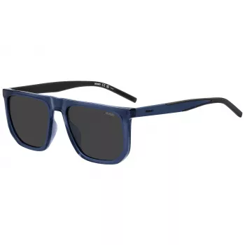 HUGO MAN HG1336GSPJP Sonnenbrille - Schwarzer Rahmen, grau verlaufende Gläser 56/19/145 mm