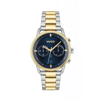 HUGO MAN Uhr 1530235 44mm Schwarz Silikon