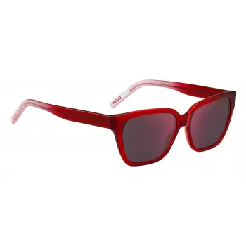 HUGO Damen-Sonnenbrille HG1264S92YF6A Havana Acetat 56mm