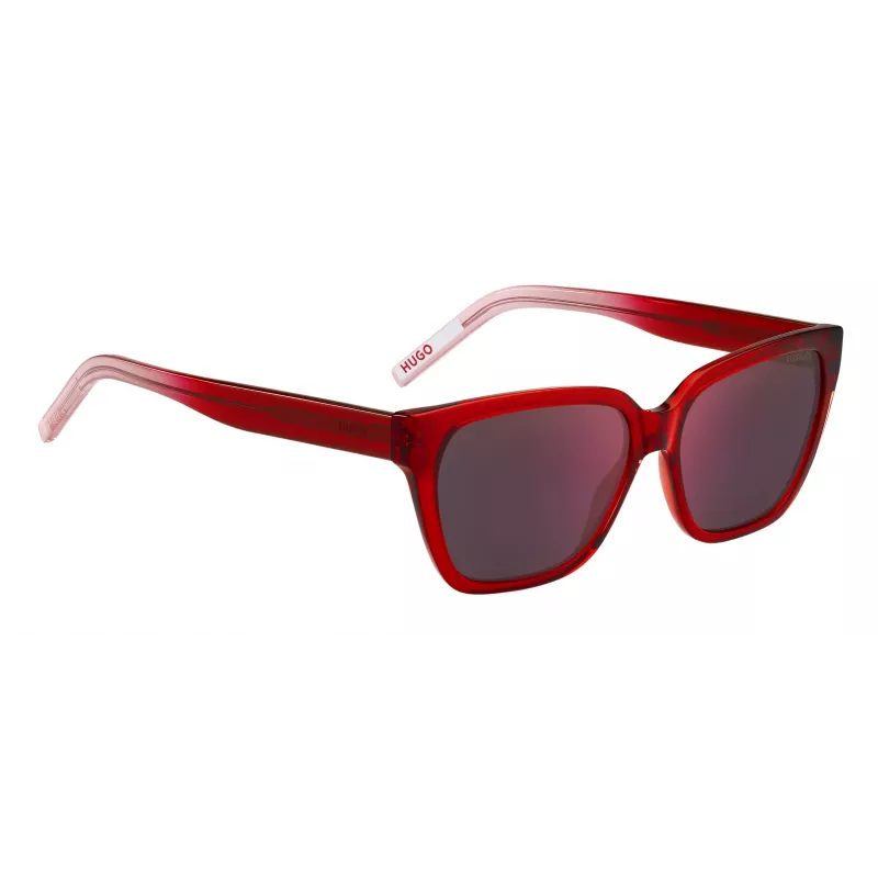 HUGO Damen-Sonnenbrille HG1264S92YF6A Havana Acetat 56mm