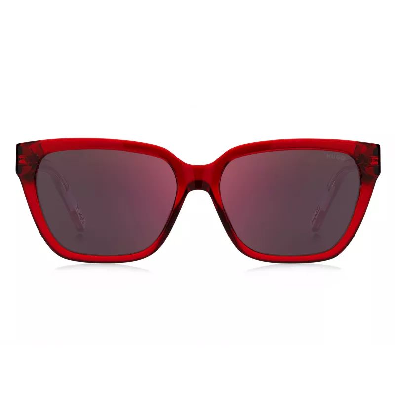 HUGO Damen-Sonnenbrille HG1264S92YF6A Havana Acetat 56mm