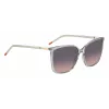 HUGO Damen-Sonnenbrille HG1275SKB7F7F - Havanna/Brauner Acetatrahmen, braune Verlaufsgläser, 57 mm