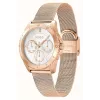 HUGO Damenuhr 1540161 36mm Edelstahl Mesh Silber