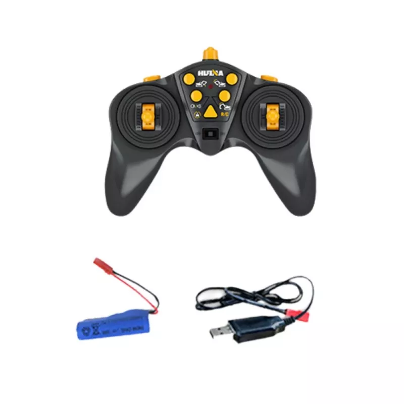 Huina 22747 1:16 RC Crawler Excavator Rotating Cabin Remote Controlled - 15 Channel 2.4GHz with LED Lights