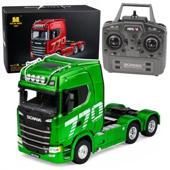 Huina Scania Truck Fernbedienung RC Grün 1:18