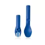 HumanGear Uno GoBites Click Löffel- und Gabel-Set Blau