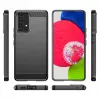 Hurtel Carbon Case Flexible Cover Sleeve für Samsung Galaxy A53 5G Schwarz