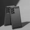Hurtel Carbon Case Flexible Cover Sleeve für Samsung Galaxy A53 5G Schwarz