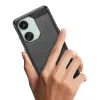 Hurtel Carbon Case Silikonhülle für OnePlus Ace 2V / OnePlus Nord 3 - Schwarz