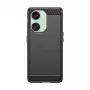 Hurtel Carbon Case Silikonhülle für OnePlus Ace 2V / OnePlus Nord 3 - Schwarz